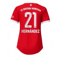 Bayern Munich Lucas Hernandez #21 Fotballklær Hjemmedrakt Dame 2022-23 Kortermet